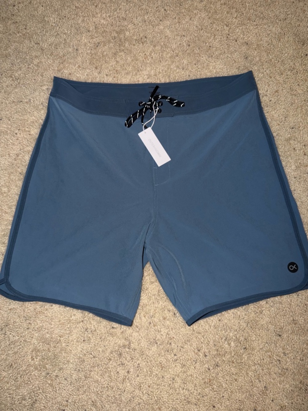 Outerknown Blue All Time Scallop Men's Board Shorts
